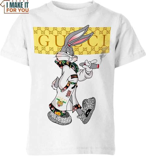 gucci t shirt bugs bunny|Gucci Bugs Bunny sweatshirt.